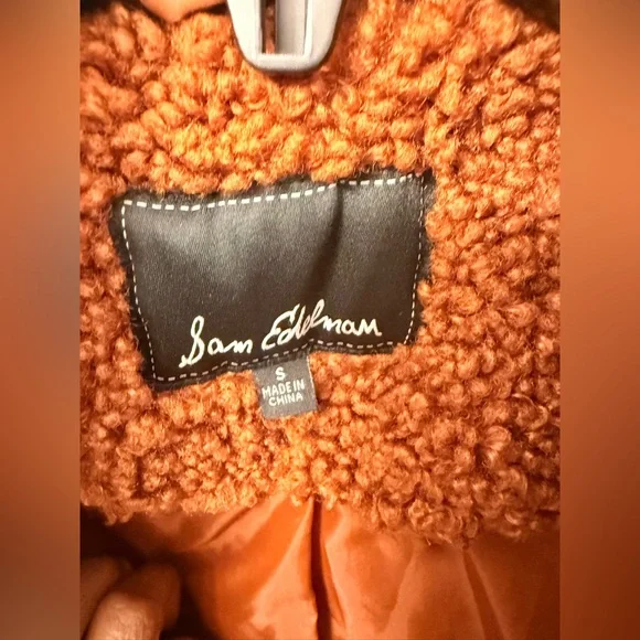 Sam Edelman Rust Teddy Jacket - Picture 6 of 9